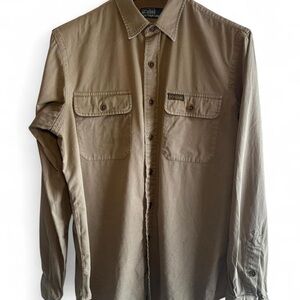 Polo Ralph Lauren Khaki Button-Up Shirt